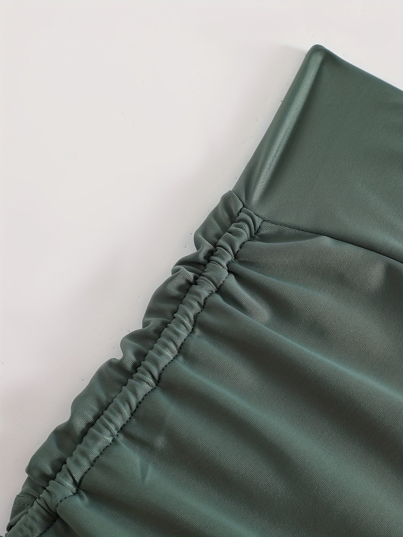  Vacay Bikini Bottoms Solid High Waisted Beachwear Shorts