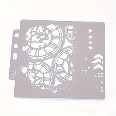 Lace Ruler Gear Pattern Painting Template DIY Hand-painted Graffiti