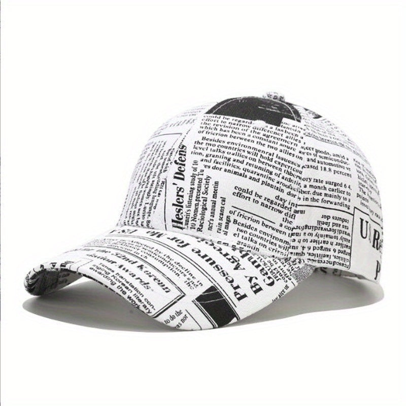 Spring Summer Oil Painting Baseball Cap All match Retro Peaked Cap