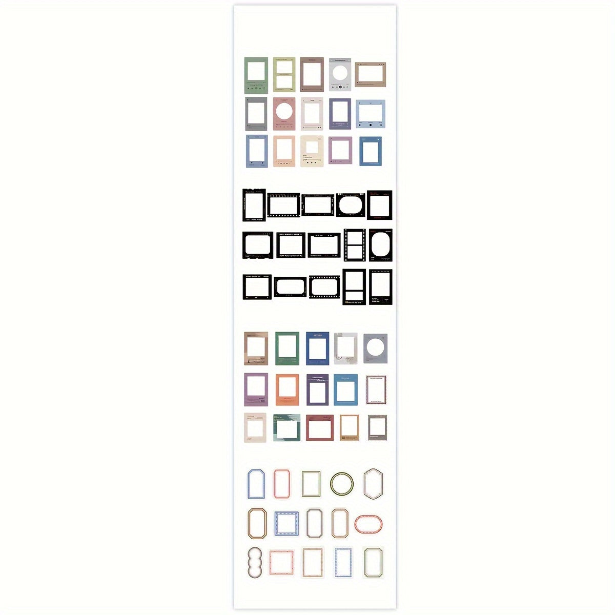 15pcs Time Boundary DIY Decoration Stickers Random Pack for Journaling