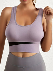 4pcs Block Racerback Sports Bra for Women