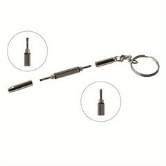 2pcs Multifunctional Flat Head Screwdriver Keychain
