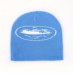 Y2K Winter Knitted Hat Hip hop Warm Coldproof Ear Protection Beanies