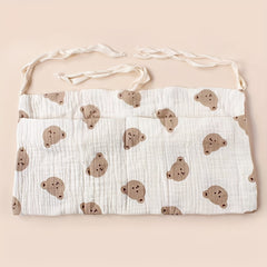 Baby Bed Storage Bag Stroller Hanging Bottle Diaper Teething Toy Gum Storage