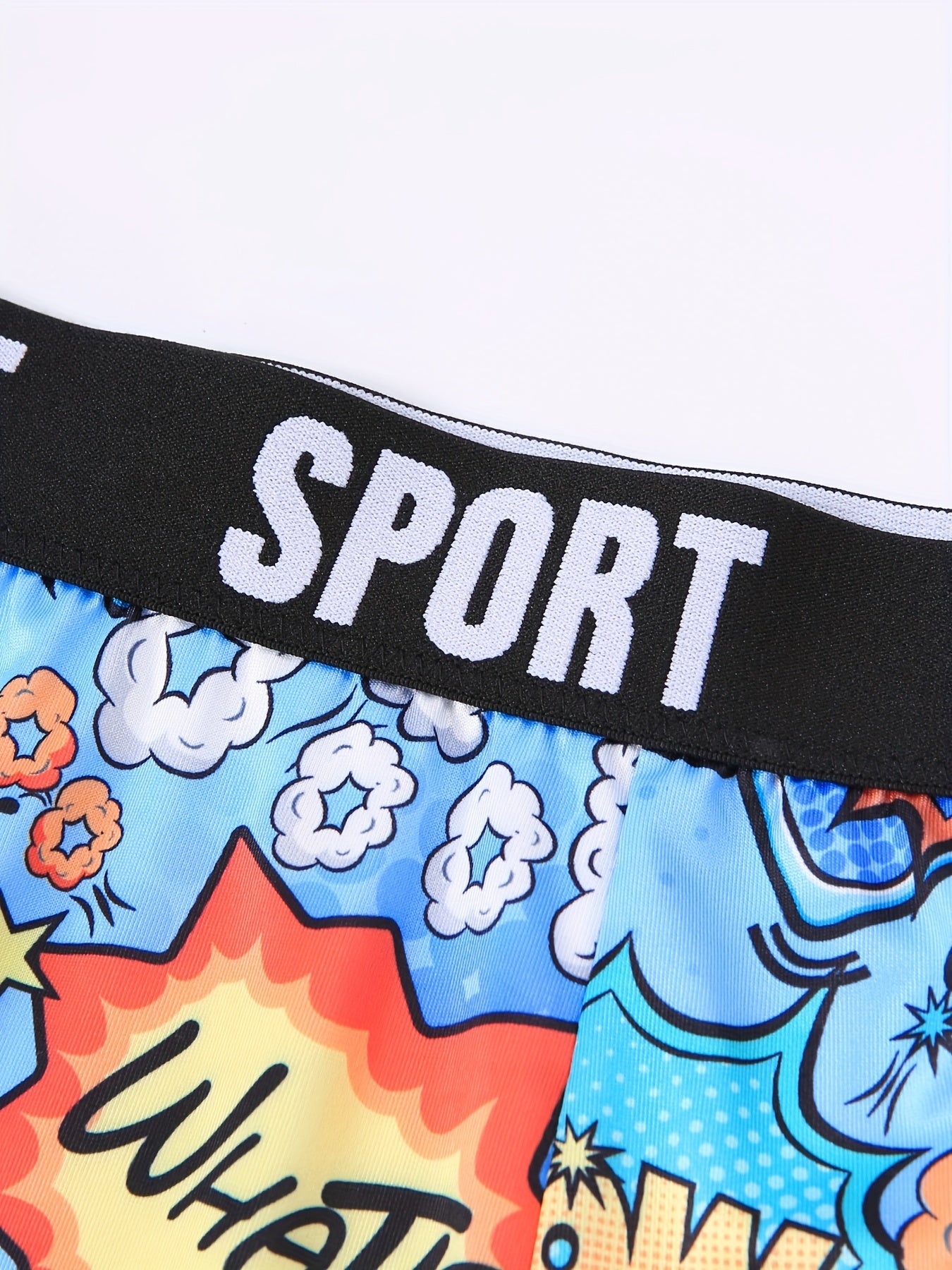  Pop Art Print Y2K Shorts for Women