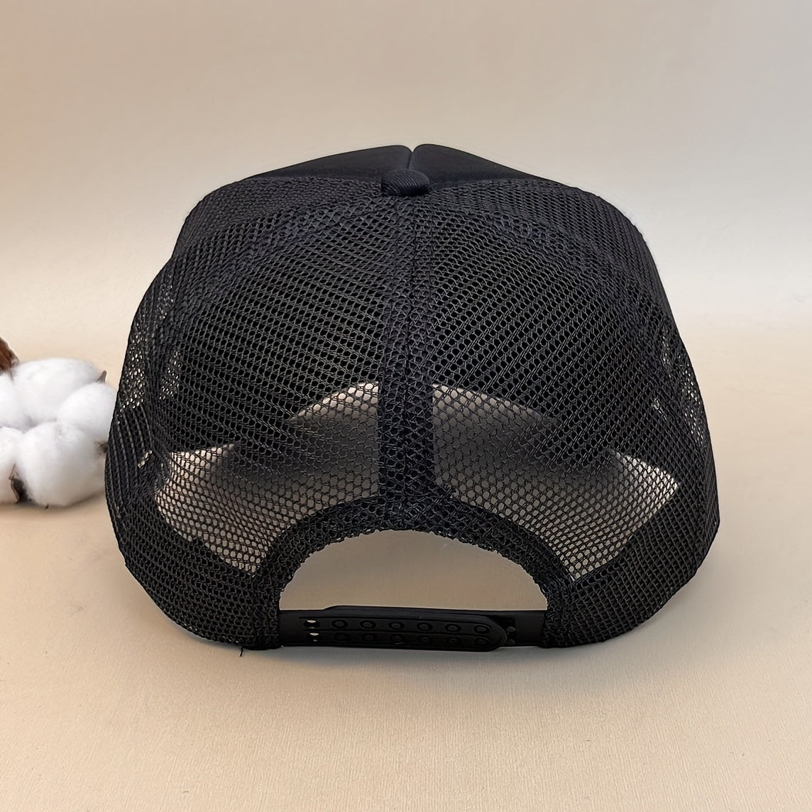 Bull Head Print Trucker Hat Hip Hop Mesh Baseball Cap