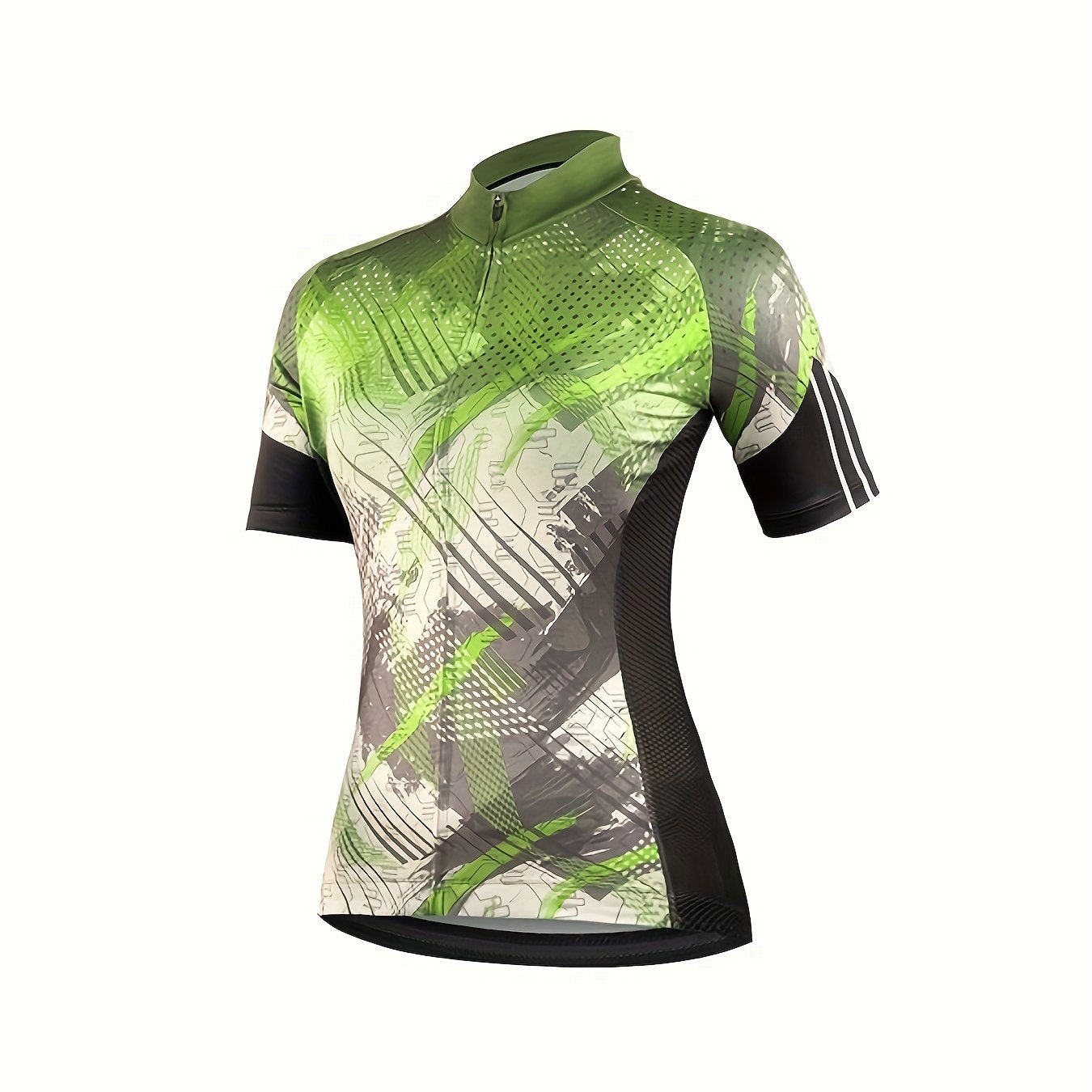 Digital Print Cycling Jersey Quick Dry Sports Top Women