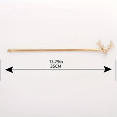Deer Horn Curtain Buckle Stretchy Rope Tieback