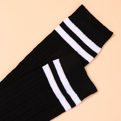 Striped Over Knee Socks for Women