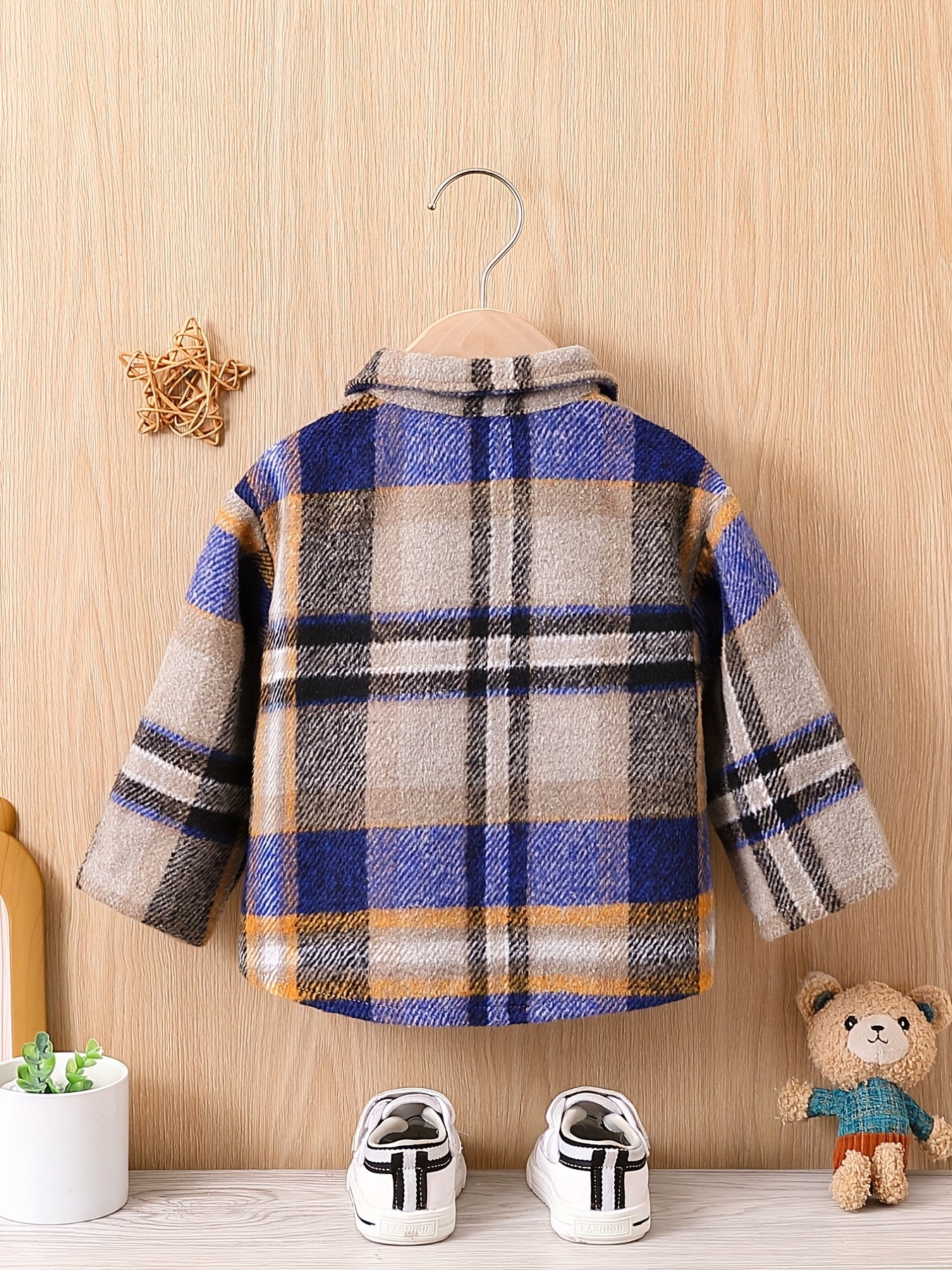 Plaid Button Down Shirt for Baby Boys