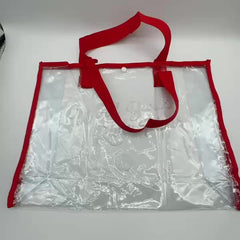 Transparent PVC Beach Bag Tote Waterproof Handbag Large Capacity