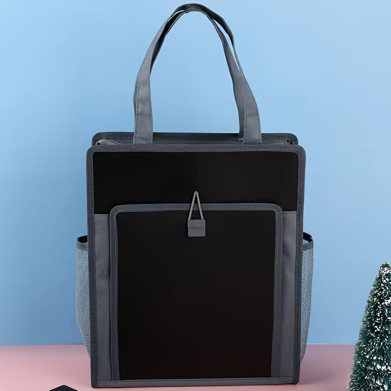 Large Capacity Waterproof Document Bag with Shoulder Strap