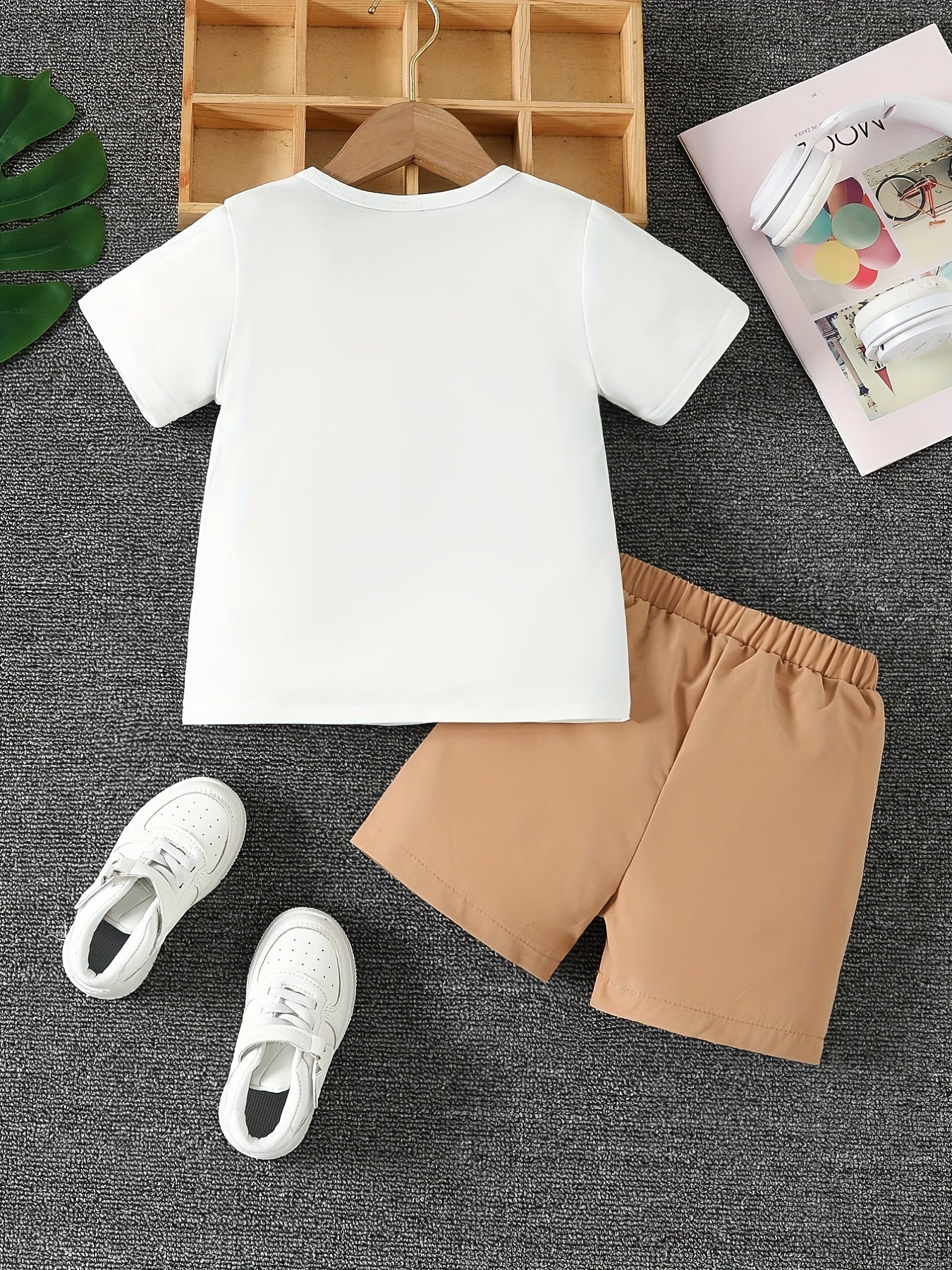 Boys Love Dad T-shirt & Shorts Set Casual Kids Summer Clothes