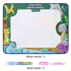 Magic Water Canvas Graffiti Mat Washable Kids Art Mat with Water Painting