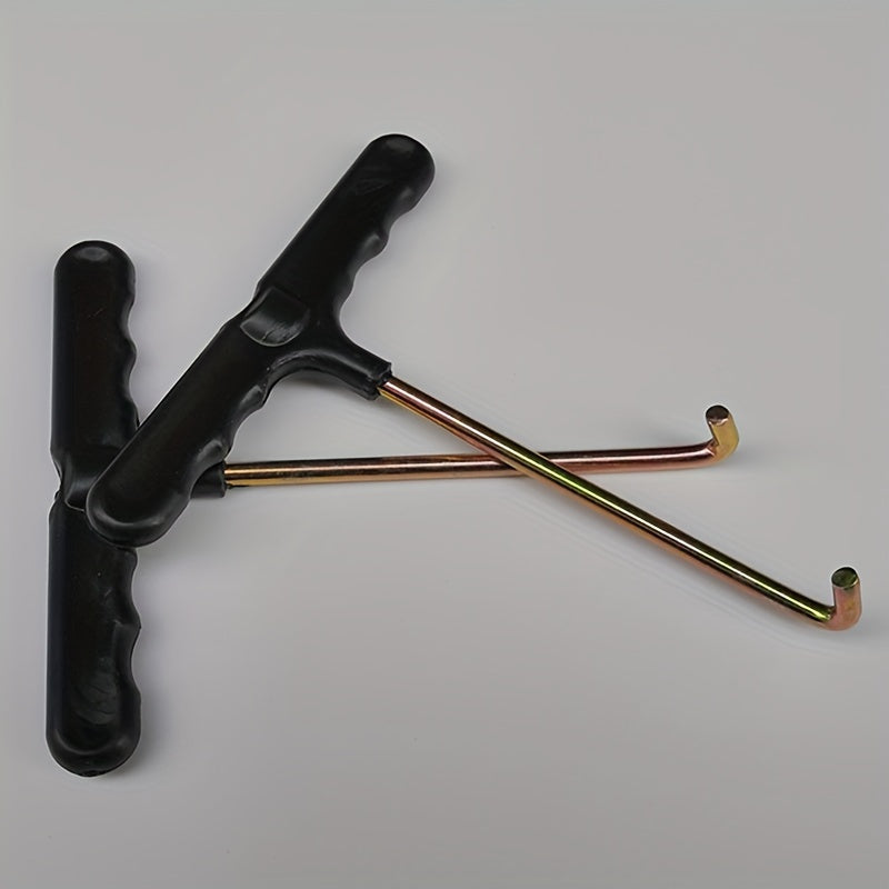 Trampoline Spring Pull Tool T Hook Tent Peg Extractor