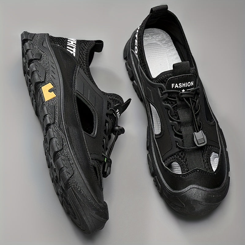 Men's Durable No Tie Sandals for Hiking Trekking