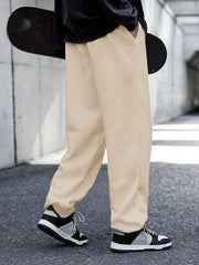 Casual Stretch Drawstring Joggers Men's Pants Spring Summer