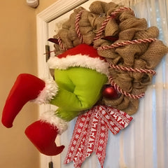 Christmas Thief Wreath Front Door Decoration Family Gathering Decoration
