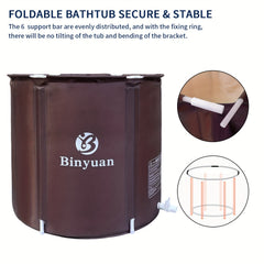 Portable Folding Bathtub For Adults Cold & Hot Water Ice Bath Tub