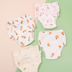 Baby Fabric Fruit Pattern Waterproof Diaper Pockets Training Pants