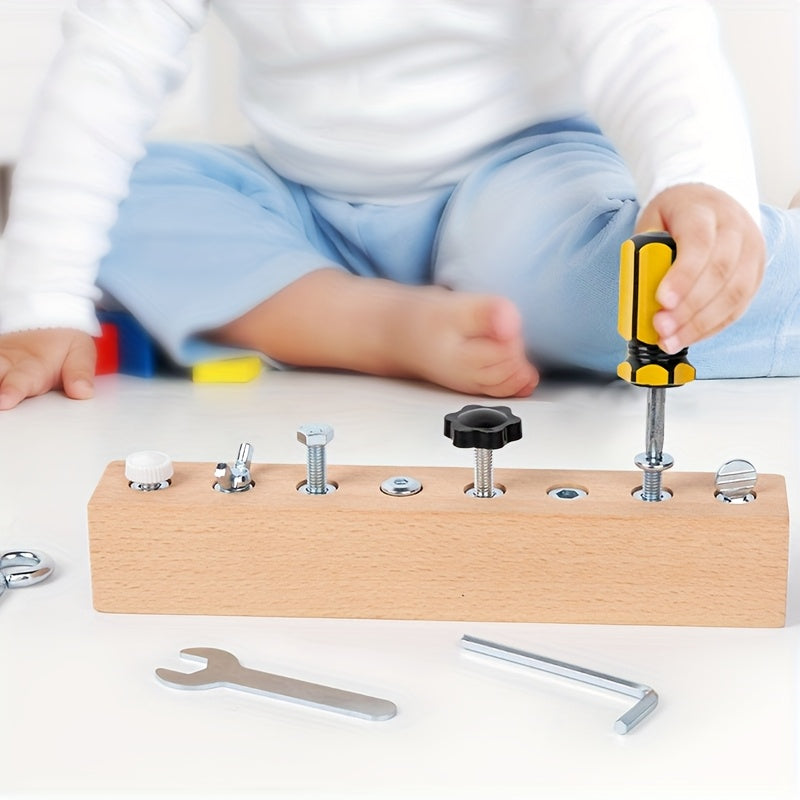 Kids' Life Skills Toy Screwdriver Busy Board