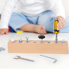 Kids' Life Skills Toy Screwdriver Busy Board