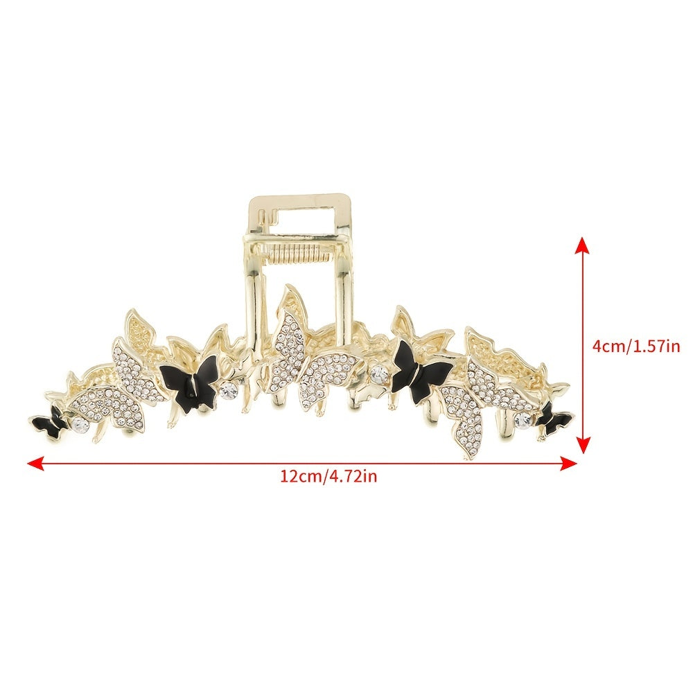 Faux Pearl Flower Hair Claw Clips Non Slip Strong Hold Grip Hair Jaw Clip