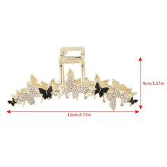 Faux Pearl Flower Hair Claw Clips Non Slip Strong Hold Grip Hair Jaw Clip