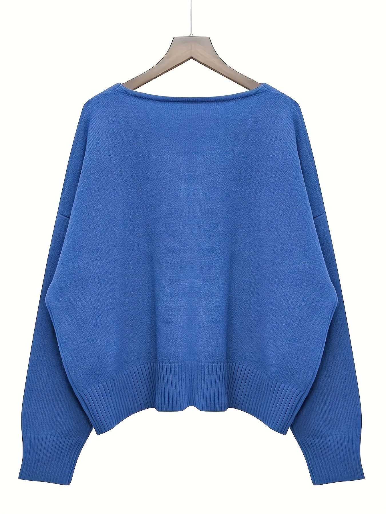 Solid Button Up Cardigan Casual V Neck Long Sleeve Cardigan