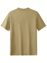 Eagle Print Men's Graphic Crew Neck Active Tshirt