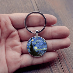 Vintage Starry Sky Keychain For Girls