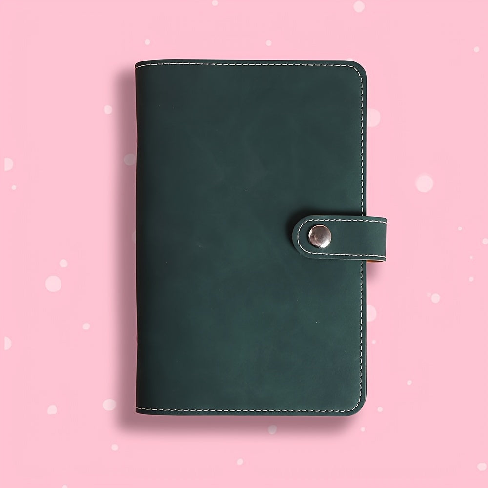 A6 Refillable Leather Budget Binder Mini Notebook Cover