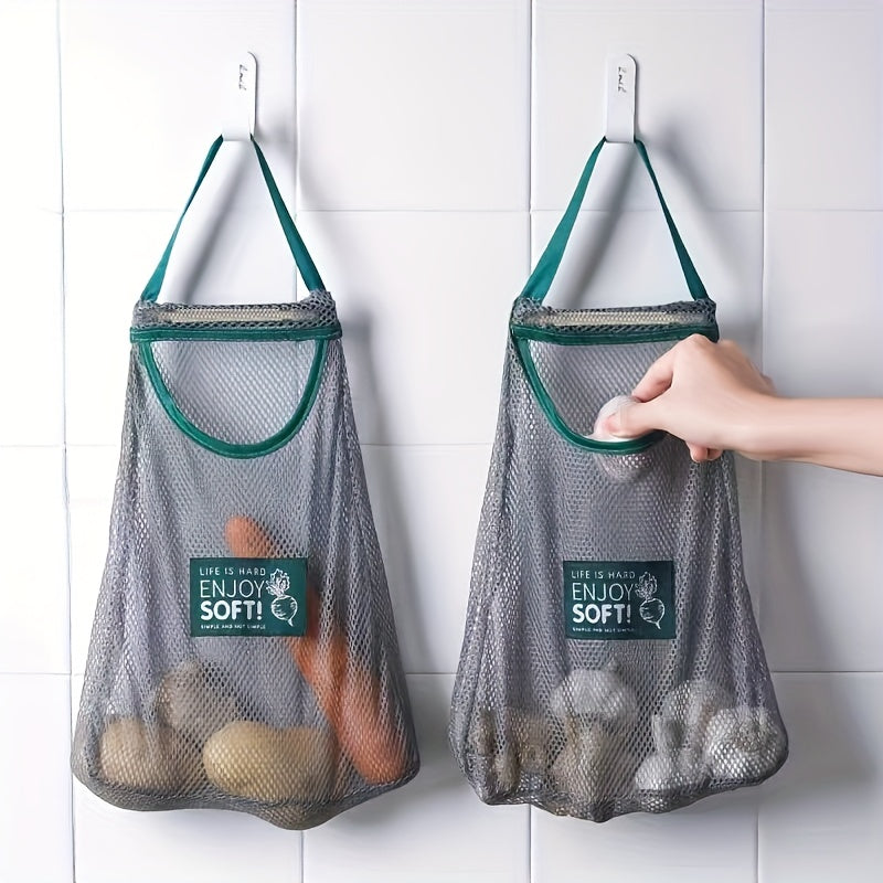 Breathable Mesh Storage Bag for Onion Ginger Garlic