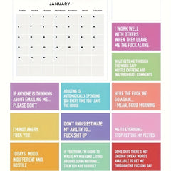 Adulting Is Hard Calendar - Organize Your Life