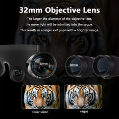 HD Binoculars Telescope with LCD Screen for Bird Watching
