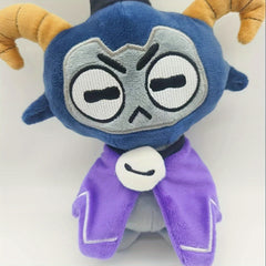 Small Plush Doll Purple Polyester Fiber Material
