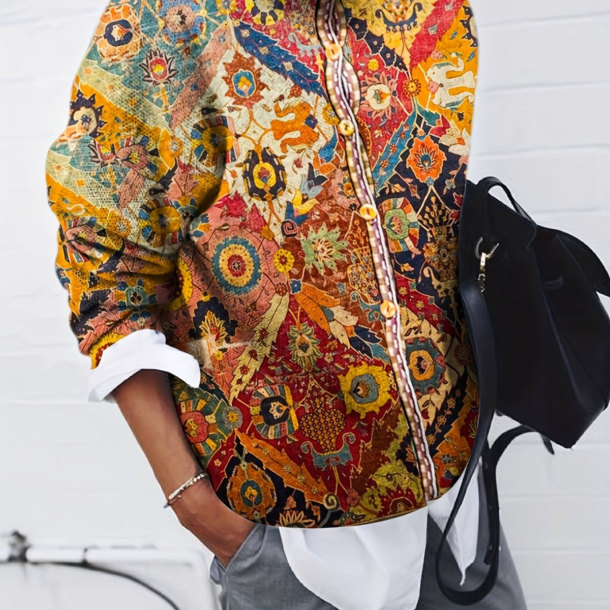 Vintage Button Up Cardigan for Women