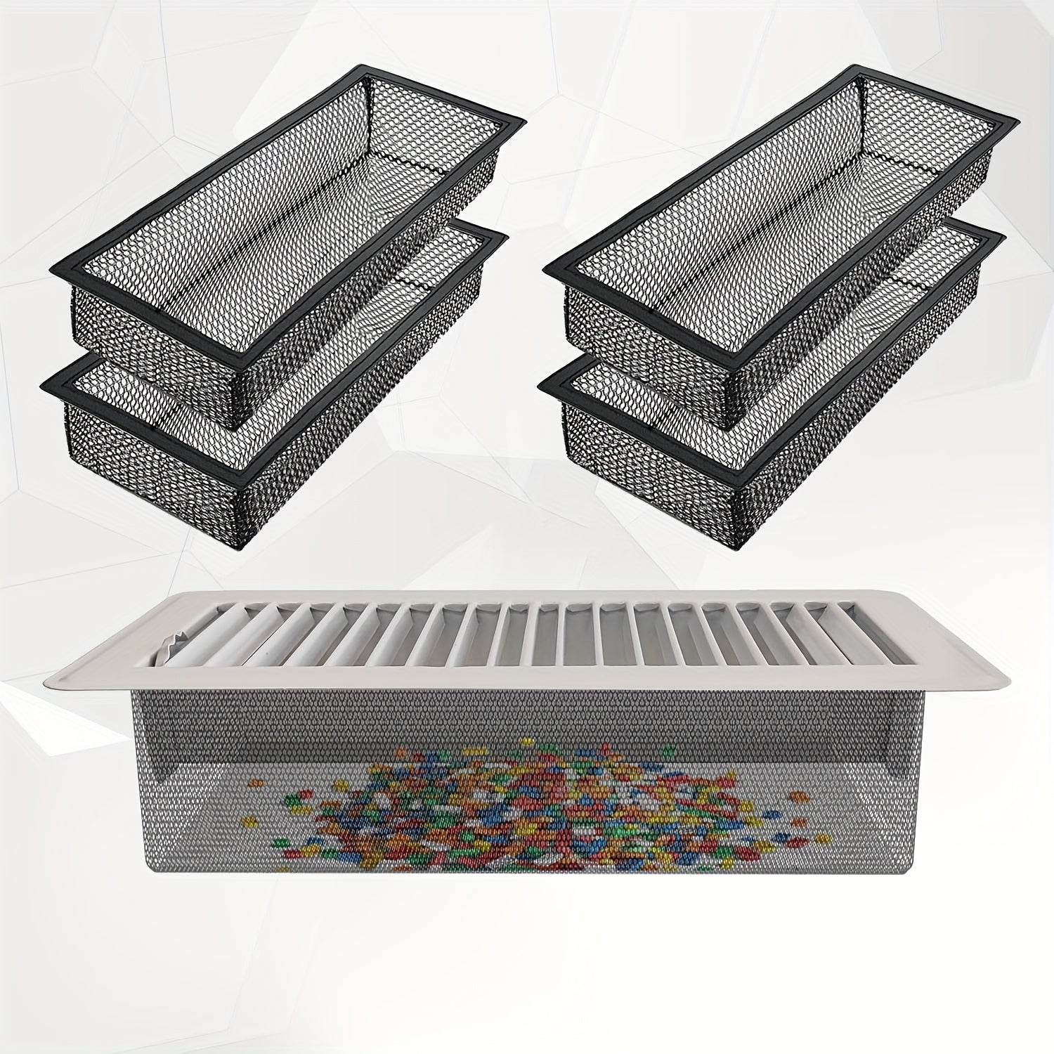Floor Register Vent Cover Filter Net Air Vent Screen Mesh Covers