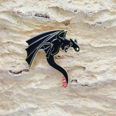 Anime Flying Dragon Animal Brooch Pins Scarf Clips Safety Pin