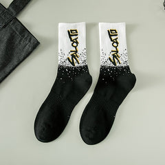 5 Pairs Letter Print Socks for Women