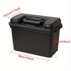 AMMO 50TN Plastic Tool Box Portable Handle Small Parts Organizer Lightweight Sto