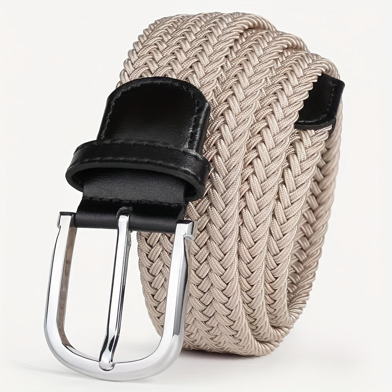 Canvas Micro Elastic Braided Belt for Youth