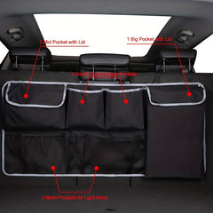 1pc Universal Car Organizer Trunk Storage Bags Seat Back Mesh Net Pocket Bags