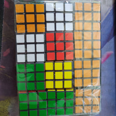 12pcs Men's Puzzle Cube Keychain Entry Level Toy