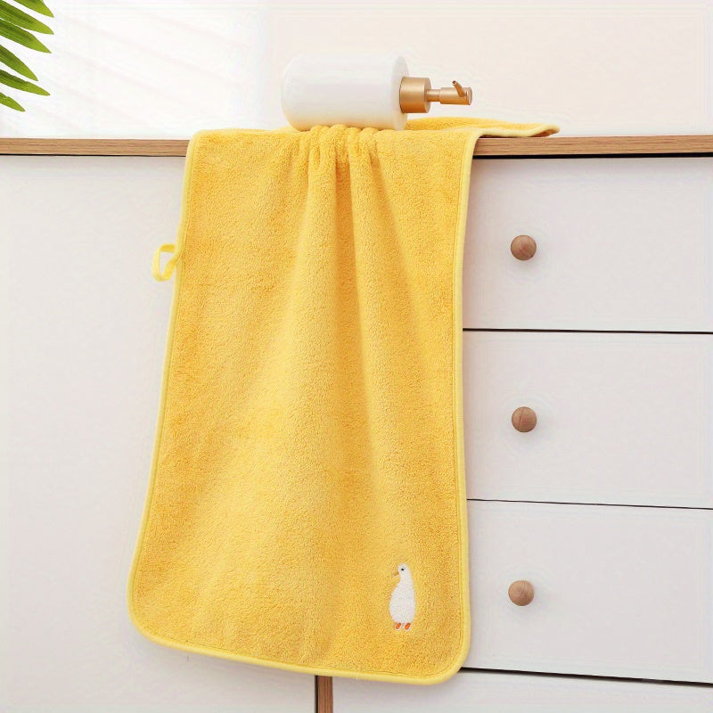 4pcs Soft & Absorbent Microfiber Hand Towels - Thickened Bathroom Face Towels