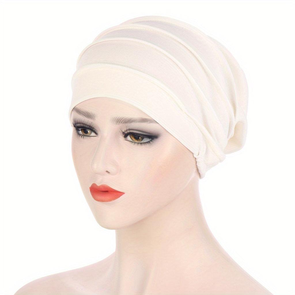 Women's Lightweight Turban Cap Head Scarf Skullies Hat