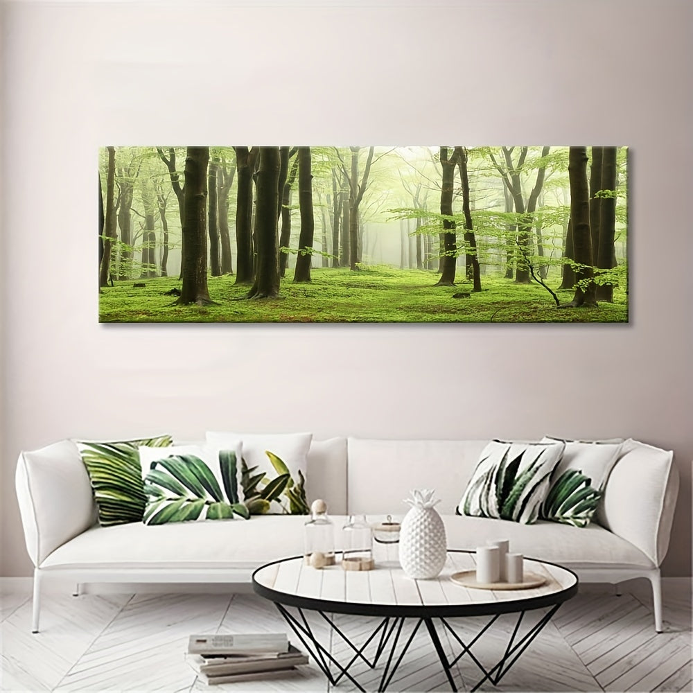 Large Green Forest Trees Art Landscape Wall Decor Canvas Prints