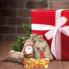 Christmas Jute Gunny Bag Christmas Jute Bag Christmas Gift