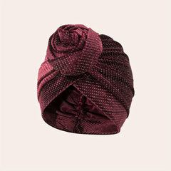 Big Flower Turban Polka Dot Head Wrap Women Headscarf Cap Bandana