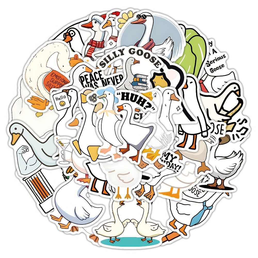 54 Goose Graffiti Stickers for Luggage Water Cup Guitar